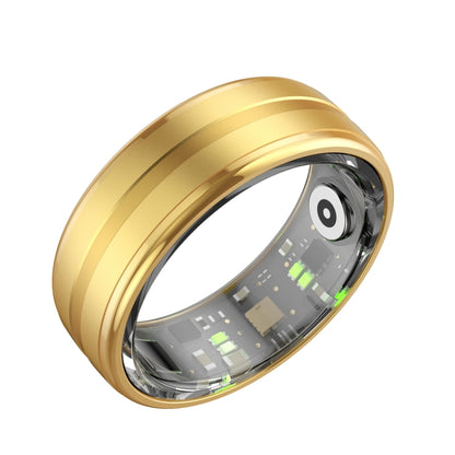 R06 SIZE 11 Smart Ring, Support Heart Rate / Blood Oxygen / Sleep Monitoring / Multiple Sports Modes(Gold) by buy2fix