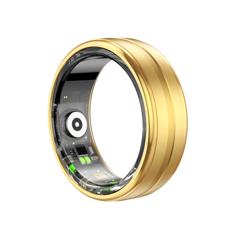 R06 SIZE 12 Smart Ring, Support Heart Rate / Blood Oxygen / Sleep Monitoring / Multiple Sports Modes(Gold) by buy2fix