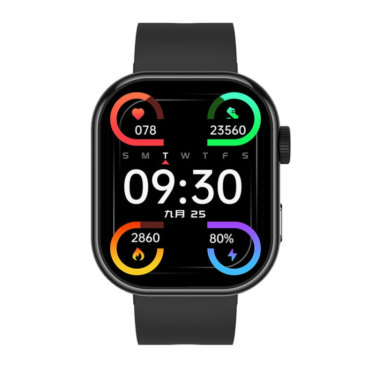 N18 2.01 inch Color Screen Smart Watch,Support Bluetooth Call / Health Monitoring(Black) by buy2fix