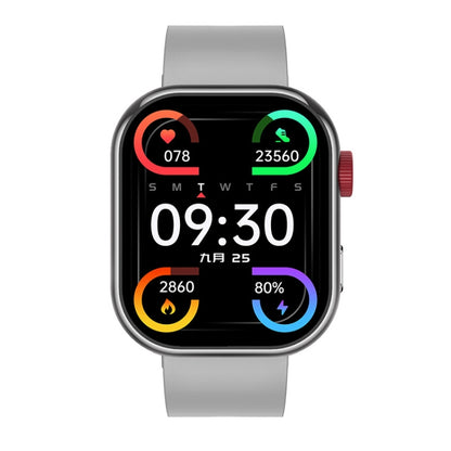 N18 2.01 inch Color Screen Smart Watch,Support Bluetooth Call / Health Monitoring(Silver) by buy2fix