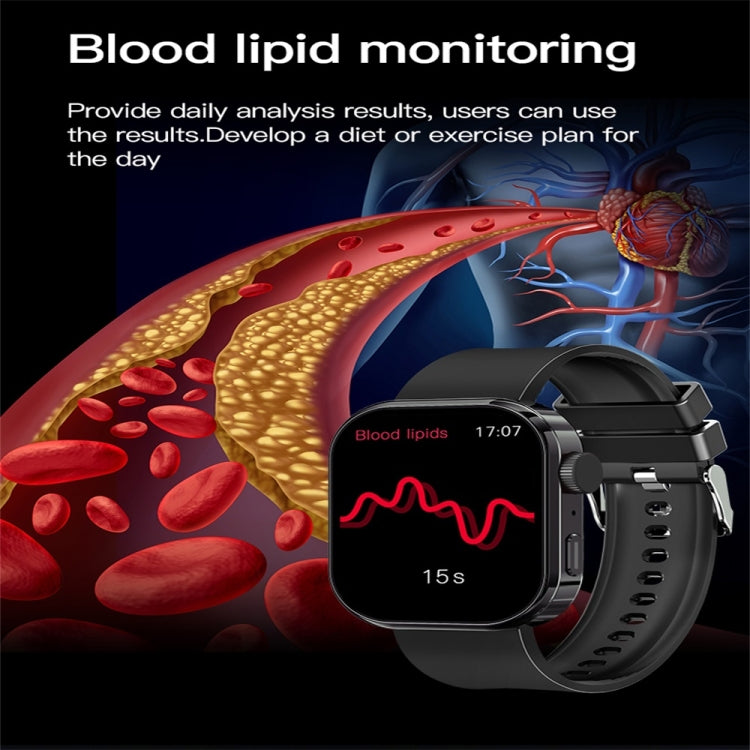 N18 2.01 inch Color Screen Smart Watch,Support Bluetooth Call / Health Monitoring(Black) by buy2fix