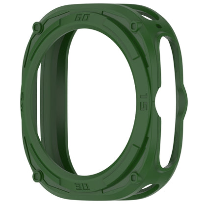 For Samsung Galaxy Watch Ultra 47mm / Ultra 2025 Armored TPU Watch Protective Cover(Green) - Watch Cases by buy2fix | Online Shopping UK | buy2fix