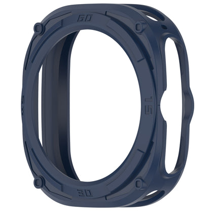 For Samsung Galaxy Watch Ultra 47mm / Ultra 2025 Armored TPU Watch Protective Cover(Blue) - Watch Cases by buy2fix | Online Shopping UK | buy2fix