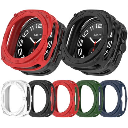For Samsung Galaxy Watch Ultra 47mm / Ultra 2025 Armored TPU Watch Protective Cover(Blue) - Watch Cases by buy2fix | Online Shopping UK | buy2fix