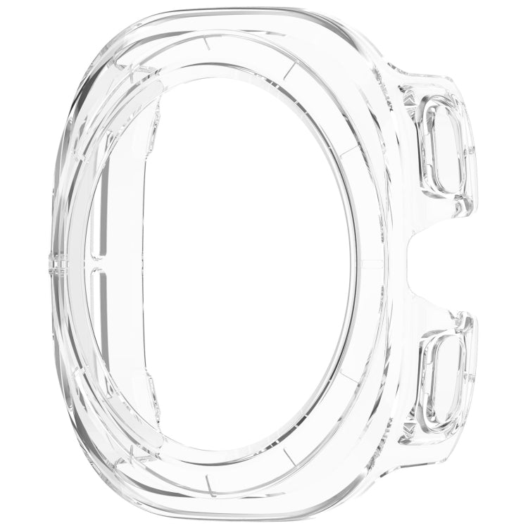 For Samsung Galaxy Watch Ultra 47mm / Ultra 2025 Half Coverage Hollowed PC Watch Protective Cover(Transparent White) - Watch Cases by buy2fix | Online Shopping UK | buy2fix