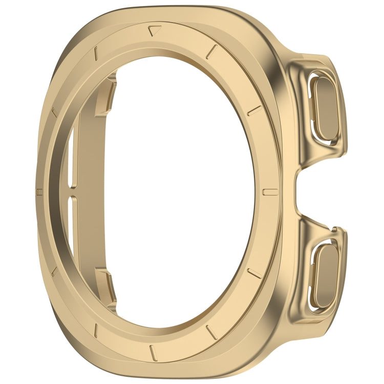 For Samsung Galaxy Watch Ultra 47mm / Ultra 2025 Half Coverage Hollowed PC Watch Protective Cover(Champagne) - Watch Cases by buy2fix | Online Shopping UK | buy2fix