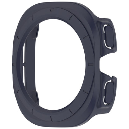 For Samsung Galaxy Watch Ultra 47mm / Ultra 2025 Half Coverage Hollowed PC Watch Protective Cover(Dark Blue) - Watch Cases by buy2fix | Online Shopping UK | buy2fix