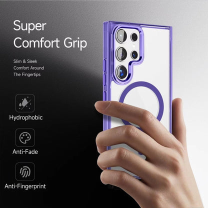 For Samsung Galaxy A16 5G Ice Color Magnetic Series TPU Hybrid Acrylic Magsafe Phone Case(Purple) by buy2fix