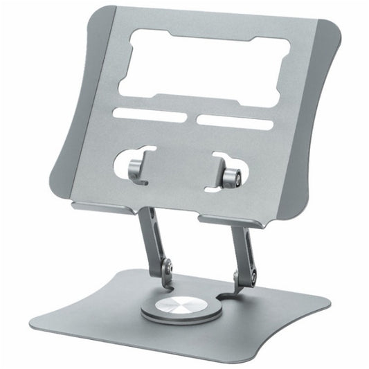 G69 Heat Dissipation Rotatable Notebook Desktop Stand Aluminum Alloy Foldable Laptop Bracket(Grey) by buy2fix