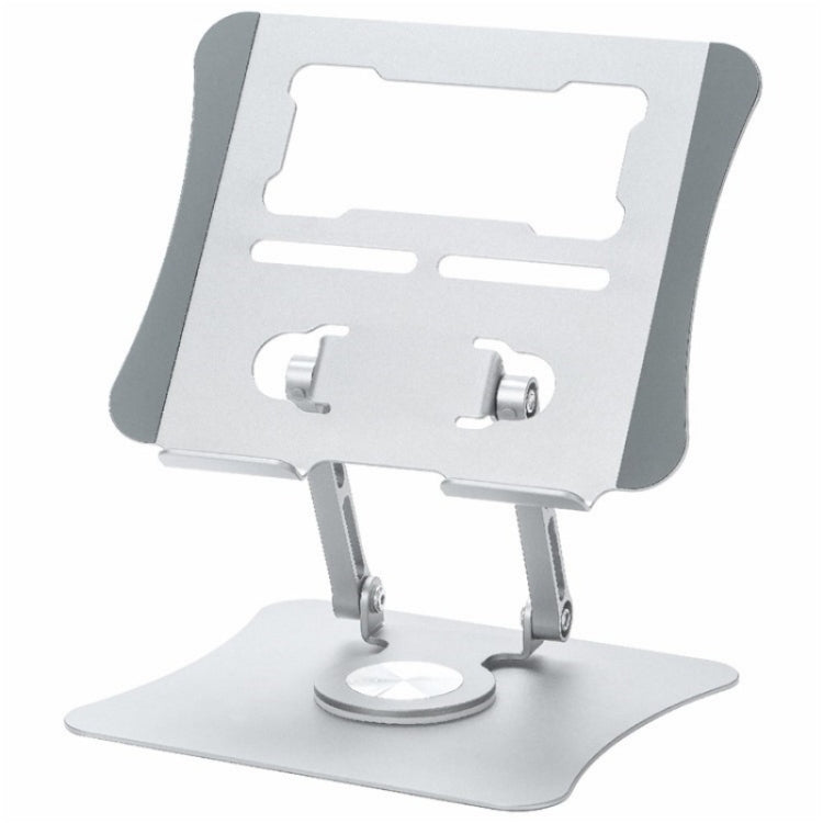 G69 Heat Dissipation Rotatable Notebook Desktop Stand Aluminum Alloy Foldable Laptop Bracket(Silver) by buy2fix