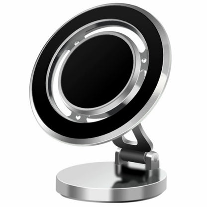 G168 Rotatable Cellphone Stand Car Dashboard Windshield Magnetic Phone Holder(Silver) by buy2fix