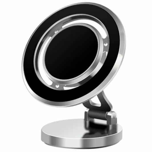 G168 Rotatable Cellphone Stand Car Dashboard Windshield Magnetic Phone Holder(Silver) by buy2fix