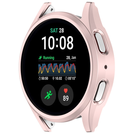 For Sansung Galaxy Watch 7 44mm Half Pack Hollow PC Watch Protective Case(Rose Pink) - Watch Cases by buy2fix | Online Shopping UK | buy2fix
