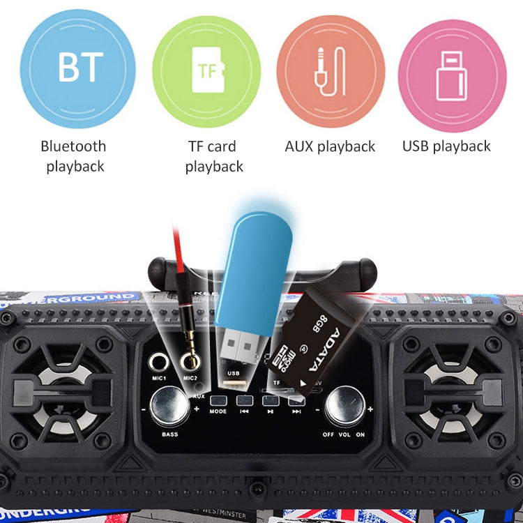 M17 Outdoor Portable Portable Bluetooth Speaker(B) - Desktop Speaker by buy2fix | Online Shopping UK | buy2fix