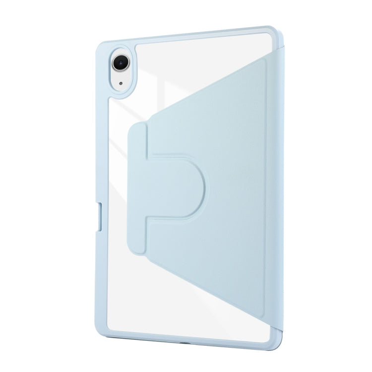 For iPad Air 13 2024 ENKAY 360 Rotation PMMA Leather Smart Tablet Case with Pen Slot(Pink) - iPad Air 13 2025 / 2024 Cases by ENKAY | Online Shopping UK | buy2fix