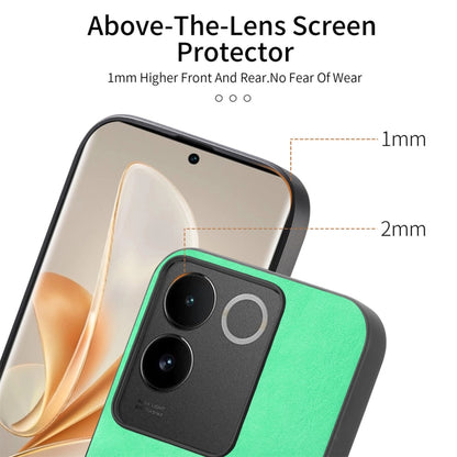 For vivo X100 5G Retro Magsafe Magnetic PU Back Cover Phone Case(Brown) - vivo Cases by buy2fix | Online Shopping UK | buy2fix