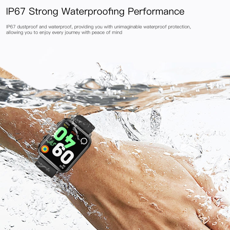 Q19 Max 2.1 inch HD Screen Waterproof Sports Business Smart Watch(Black) by buy2fix