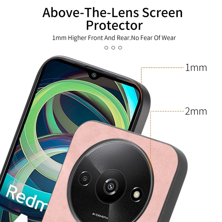 For Xiaomi Redmi 13C Solid Color Retro Magsafe PU Back Cover Phone Case(Blue) by buy2fix