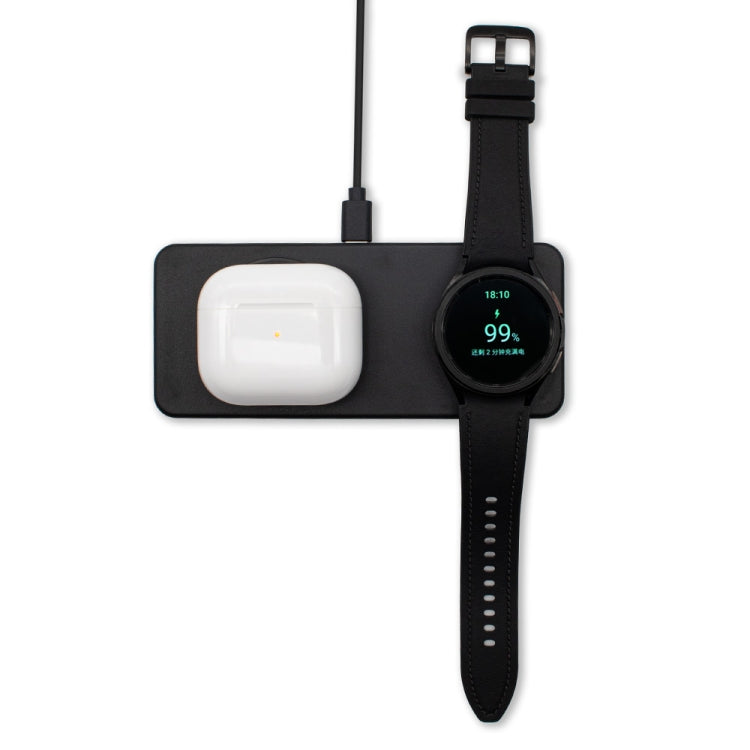 2-in-1 Multifunctional Magnetic Wireless Charging Base(Black) by buy2fix