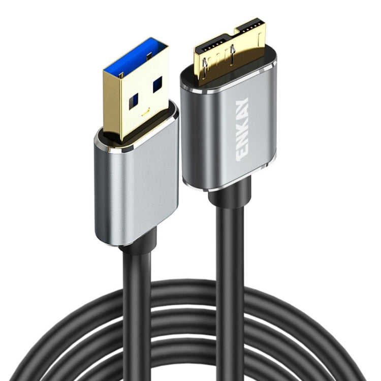 ENKAY USB 3.0 A to USB 3.0 Micro B 5Gbps Data Camera Hard Drive Cable, Length:0.5m by ENKAY