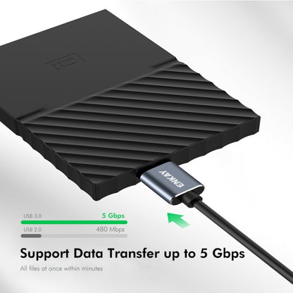 ENKAY USB 3.1 Type-C to USB 3.0 Micro B 10Gbps Data Camera Hard Drive Cable, Length:0.25m by ENKAY