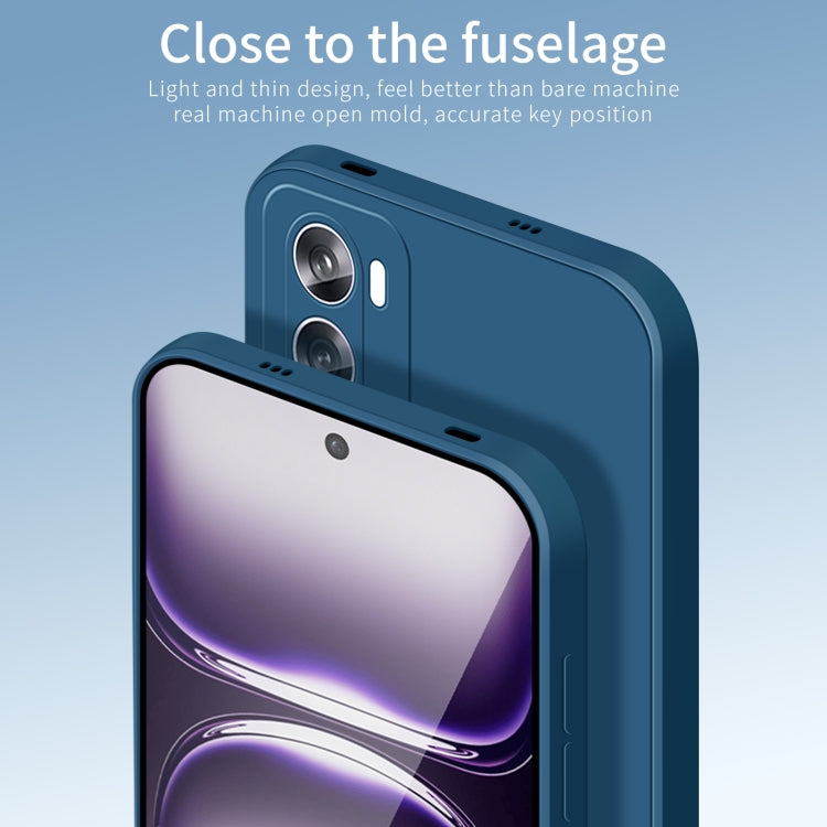 For OPPO Reno12 Pro Global PINWUYO Sense Series Liquid Silicone TPU Phone Case(Black) - OPPO Cases by PINWUYO | Online Shopping UK | buy2fix