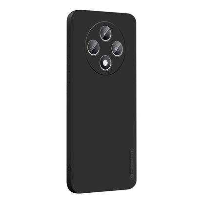 For OPPO Reno12 F PINWUYO Sense Series Liquid Silicone TPU Phone Case(Black) - OPPO Cases by PINWUYO | Online Shopping UK | buy2fix