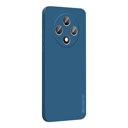 For OPPO Reno12 F PINWUYO Sense Series Liquid Silicone TPU Phone Case(Blue) - OPPO Cases by PINWUYO | Online Shopping UK | buy2fix
