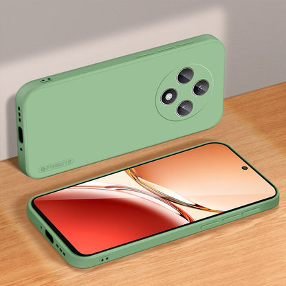 For OPPO Reno12 F PINWUYO Sense Series Liquid Silicone TPU Phone Case(Green) - OPPO Cases by PINWUYO | Online Shopping UK | buy2fix