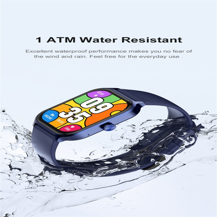 P85 1.93 inch Color Screen Smart Watch, Support Bluetooth Call / Health Monitoring(Black) by buy2fix