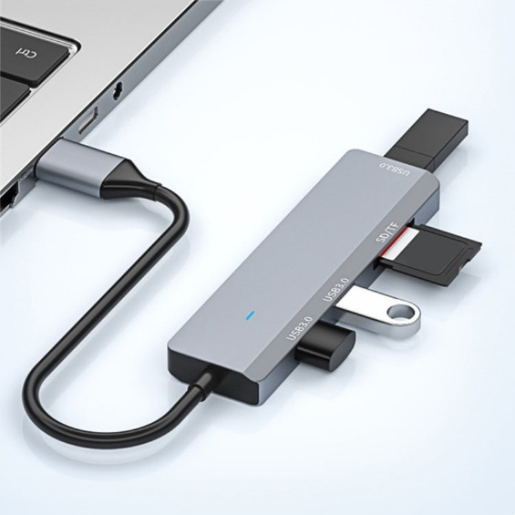 ADS-310A USB Adapter to 3 x USB 3.0 + 2 x Card Reader Slots Multi-Port Hub by buy2fix