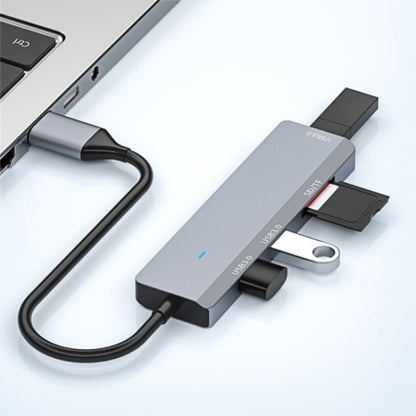 ADS-310A USB Adapter to 3 x USB 3.0 + 2 x Card Reader Slots Multi-Port Hub by buy2fix