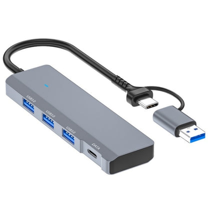 ADS-309D USB / Type-C to 3 x USB 3.0 + Type-C Data Port Expansion Hub Adapter by buy2fix