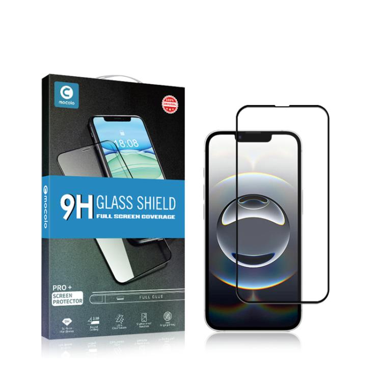 For iPhone 16e mocolo 2.5D Full Glue Full Cover Tempered Glass Film - iPhone 16e Tempered Glass by mocolo | Online Shopping UK | buy2fix