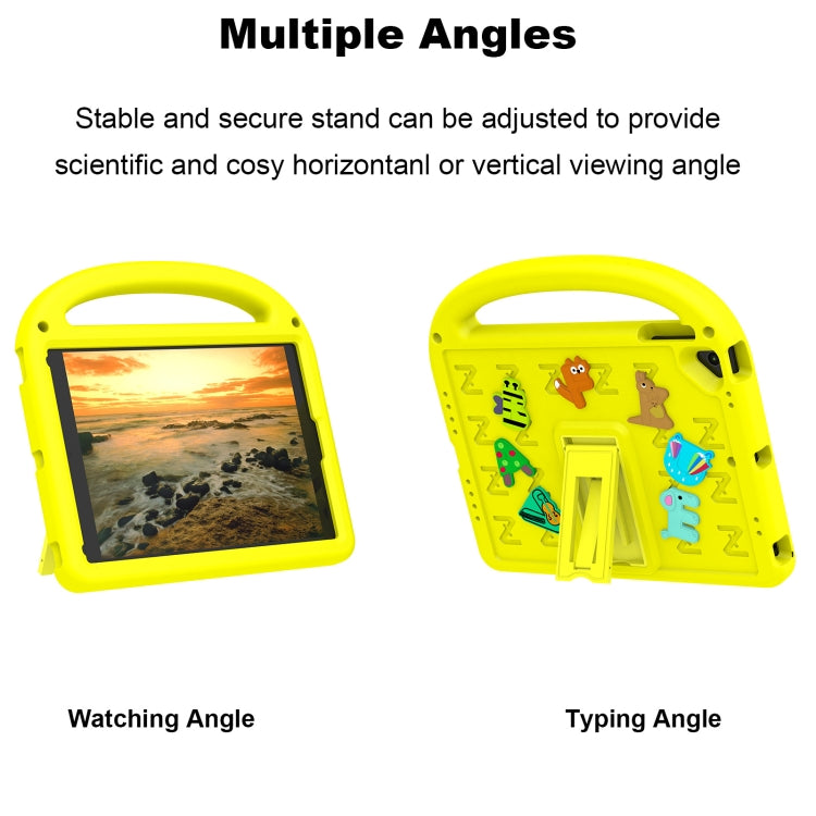 For iPad Air 2 / Air / 9.7 2018 Cartoon Sparrow EVA Shockproof Tablet Case(Yellow) - iPad 9.7 (2018) & (2017) Cases by buy2fix | Online Shopping UK | buy2fix