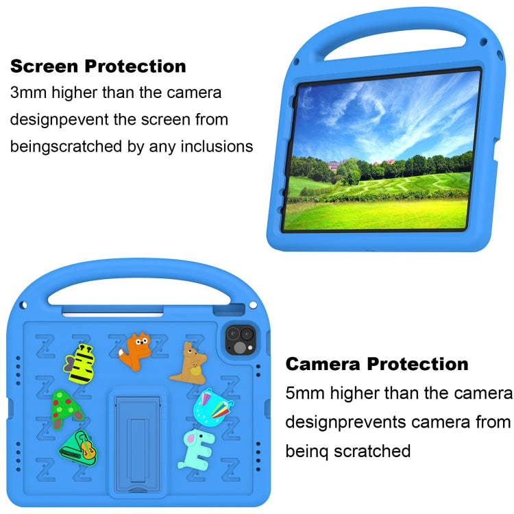For iPad Air 2022 10.9 / Pro 11 2022 Cartoon Sparrow EVA Shockproof Tablet Case(Blue) - iPad Pro 11 (2022/2021) Cases by buy2fix | Online Shopping UK | buy2fix