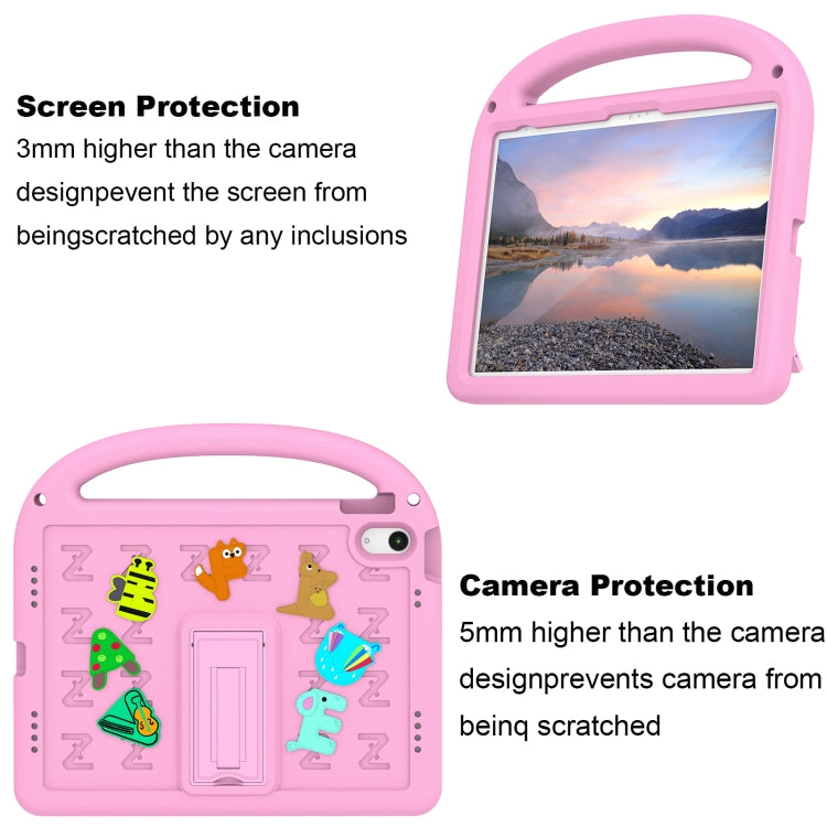 For iPad 2025 / 2022 Cartoon Sparrow EVA Shockproof Tablet Case(Pink) - iPad 2025 / 2022 Cases by buy2fix | Online Shopping UK | buy2fix