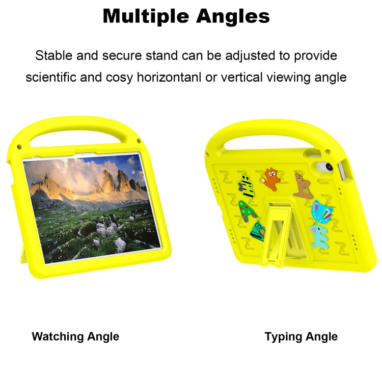 For iPad 2025 / 2022 Cartoon Sparrow EVA Shockproof Tablet Case(Yellow) - iPad 2025 / 2022 Cases by buy2fix | Online Shopping UK | buy2fix