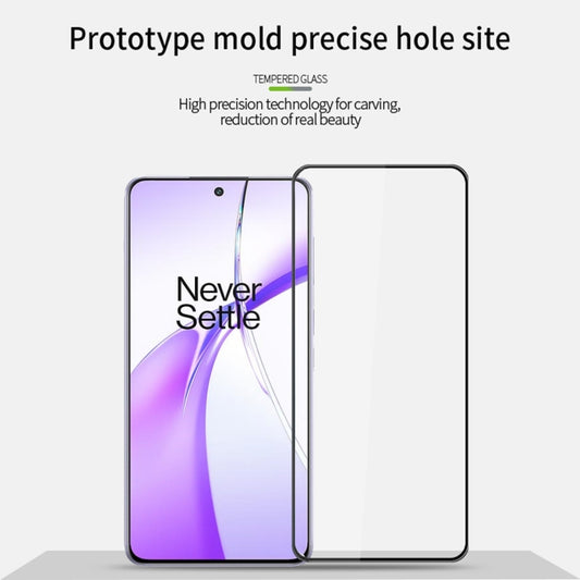 For OnePlus Ace 3V PINWUYO 9H 3D Curved Full Screen Explosion-proof Tempered Glass Film(Black) - OnePlus Tempered Glass by PINWUYO | Online Shopping UK | buy2fix