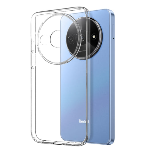 For Xiaomi  Redmi A3 4G NORTHJO Transparent TPU Phone Case with Tempered Glass Film(Transparent) - Xiaomi Cases by NORTHJO | Online Shopping UK | buy2fix