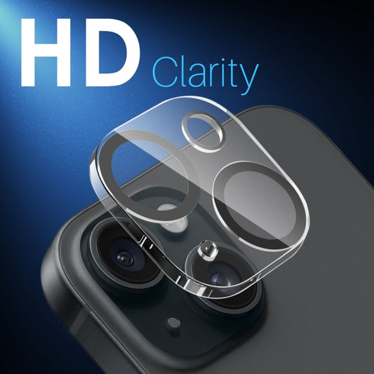 For iPhone 15 / 15 Plus NORTHJO Camera Lens Protector 3D Night Shot Tempered Glass Film(Black) - iPhone 15 Plus Tempered Glass by NORTHJO | Online Shopping UK | buy2fix