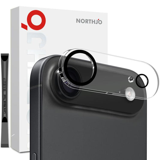 For iPhone 17 Air NORTHJO Camera Lens Protector 3D Night Shot Tempered Glass Film(Black) - iPhone 17 Air Tempered Glass by NORTHJO | Online Shopping UK | buy2fix