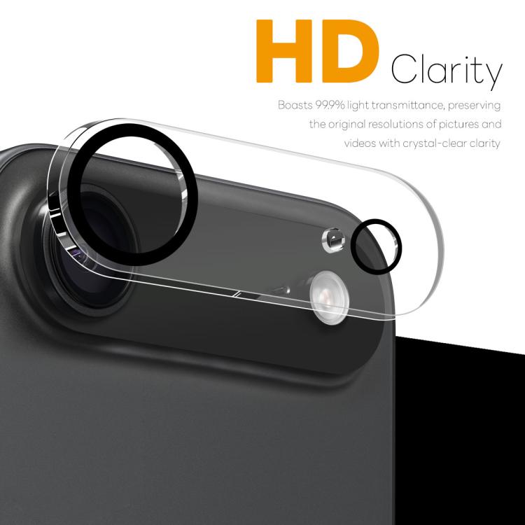 For iPhone 17 Air NORTHJO Camera Lens Protector 3D Night Shot Tempered Glass Film(Black) - iPhone 17 Air Tempered Glass by NORTHJO | Online Shopping UK | buy2fix