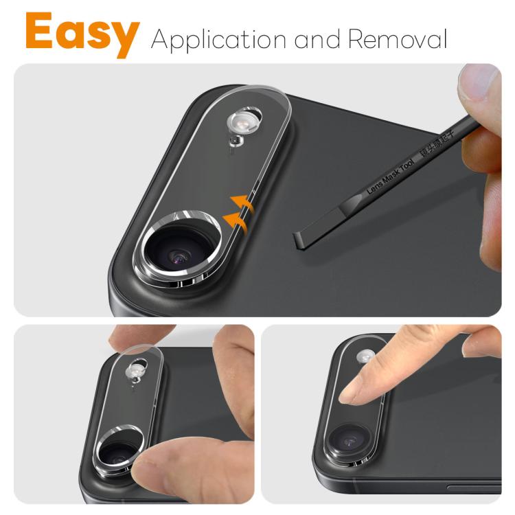 For iPhone Air NORTHJO Camera Lens Protector 3D HD Tempered Glass Film(Clear) - iPhone Air Tempered Glass by NORTHJO | Online Shopping UK | buy2fix