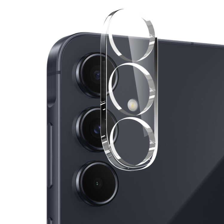For Samsung Galaxy A55 5G NORTHJO 3 in 1 TPU Phone Case with Screen Protector and Lens Film(Transparent) - Galaxy Phone Cases by NORTHJO | Online Shopping UK | buy2fix