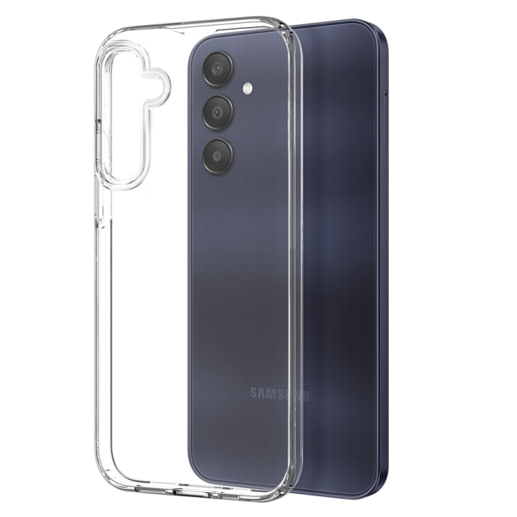 For Samsung Galaxy A15 4G / 5G NORTHJO 3 in 1 TPU Phone Case with Screen Protector and Lens Film(Transparent) - Galaxy Phone Cases by NORTHJO | Online Shopping UK | buy2fix
