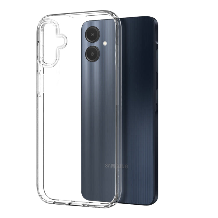 For Samsung Galaxy A06 4G NORTHJO 3 in 1 TPU Phone Case with Screen Protector and Lens Film(Transparent) - Galaxy Phone Cases by NORTHJO | Online Shopping UK | buy2fix