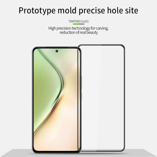 For vivo Y200 PINWUYO 9H 3D Curved Full Screen Explosion-proof Tempered Glass Film(Black) - vivo Tempered Glass by PINWUYO | Online Shopping UK | buy2fix