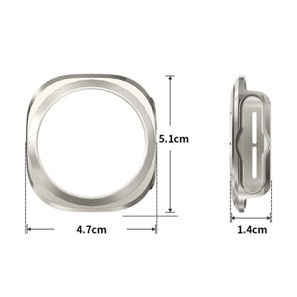 For Samsung Galaxy Watch Ultra 47mm / Ultra 2025 ENKAY Hat-Prince Electroplated Hard PC Cover + 0.2mm 9H Glass Screen Protector(Pink) - Watch Cases by ENKAY | Online Shopping UK | buy2fix