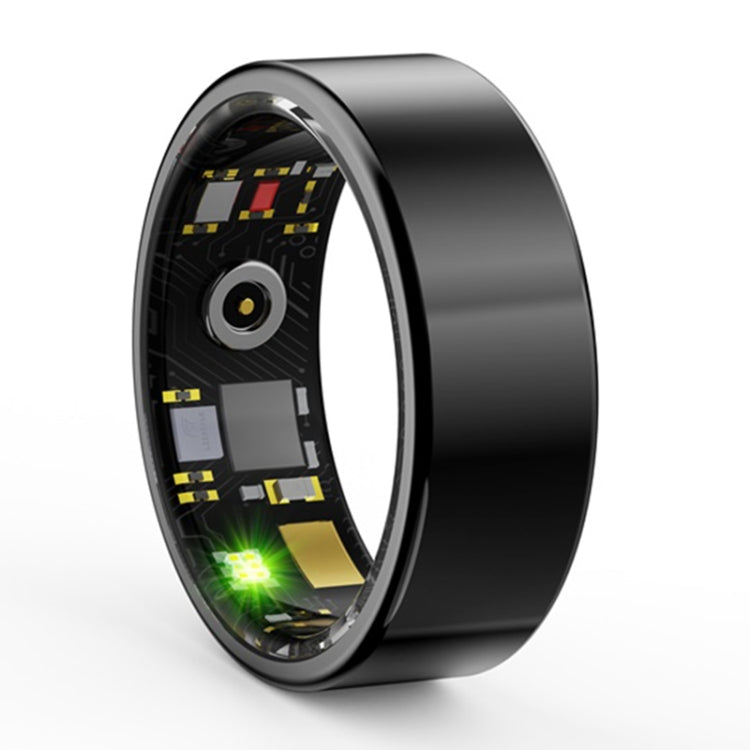 R11M SIZE 7 Smart Ring, Support Heart Rate / Blood Oxygen / Sleep / Multiple Sports Modes(Black) by buy2fix